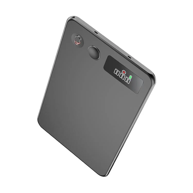 A3P 0.42-inch Right Display Ultra-thin AI Smart Voice Recorder Support AIREC-APP, Memory:32GB(Black) - Image 3