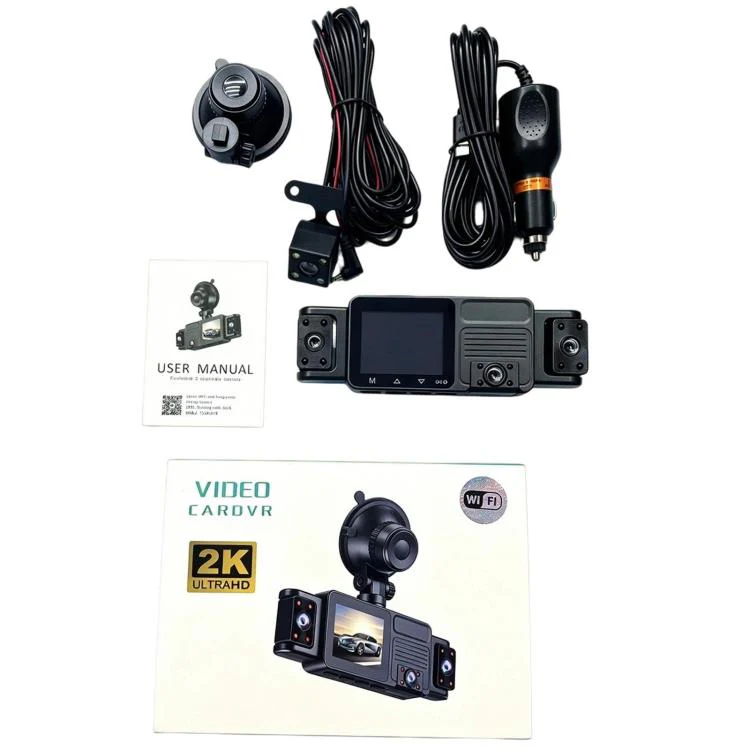 A52 2K HD Infrared Night Vision Dash Cam WIFI Connected Vehicle Camera, Spec: Front+Left+Inner+Right - Image 9
