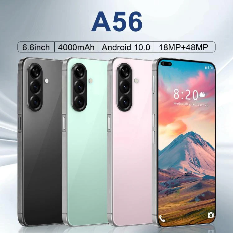 A56 / C100, 8GB+128GB, 6.6 inch Android 10 MTK6873 Octa Core, Network: 5G, Dual SIM, Plug:EU Plug(Black) - Image 4