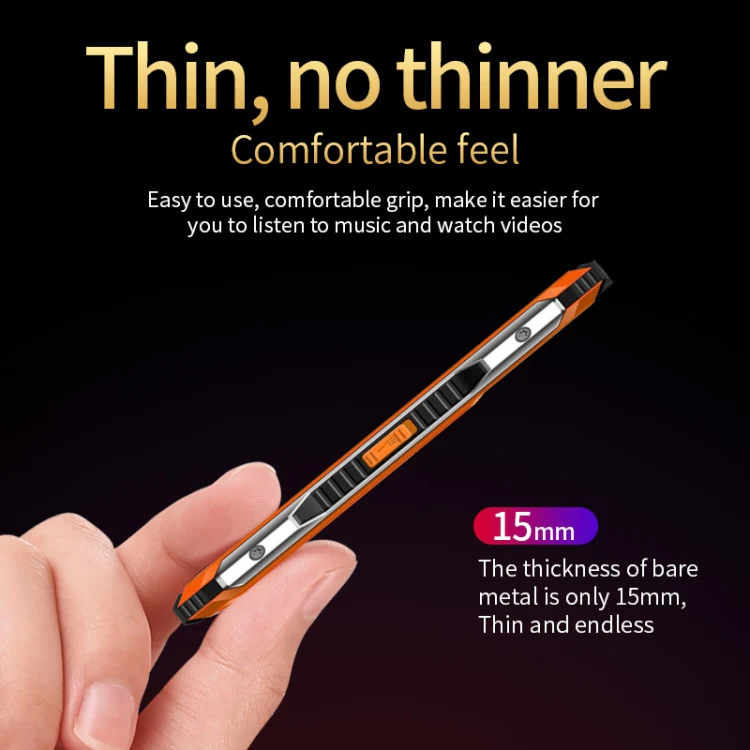 A6 4G Full Network Triple Proofing Elder Phone, Waterproof Shockproof Dustproof, 6800mAh Battery, 2.4 inch, 21 Keys, LED Flashlight, FM, SOS, Dual SIM, Network: 4G(Orange) - Image 7