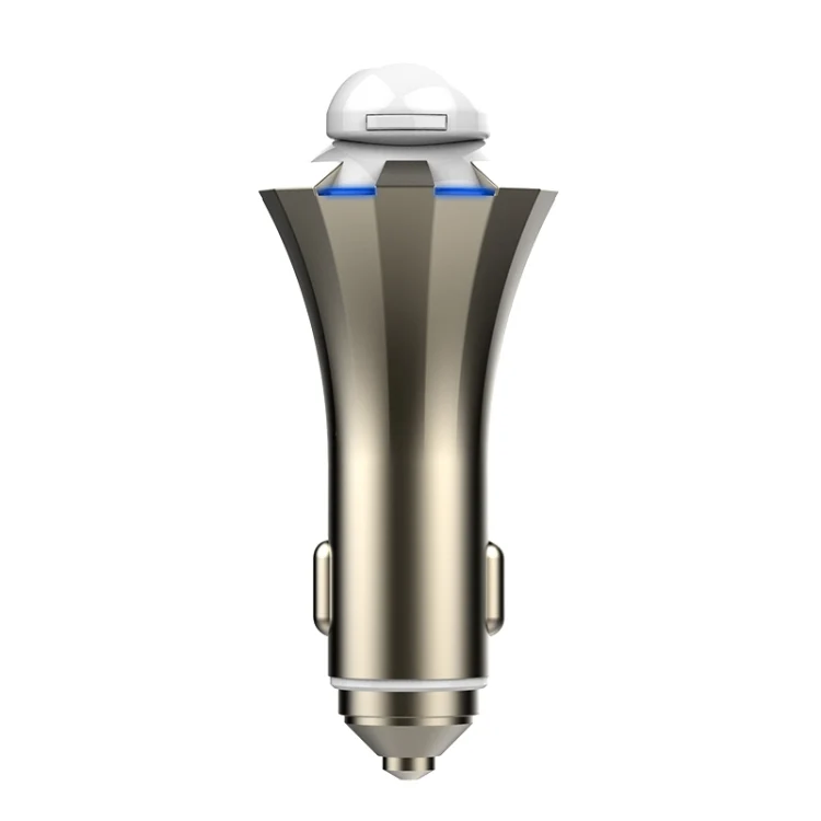 A8 3 in 1 Bluetooth Earphone & Safety Hammer & Car Charger, Support Hands-free Call & USB Quick Charger Function - Image 3