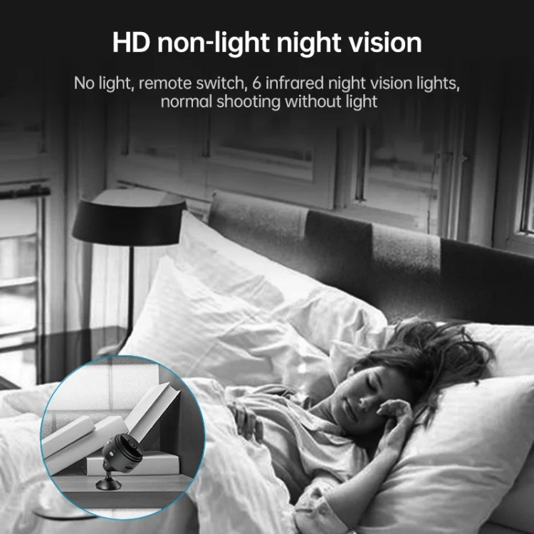 A9 720P Wifi Wireless Network Camera Wide-angle Recorder(Black) - Image 11