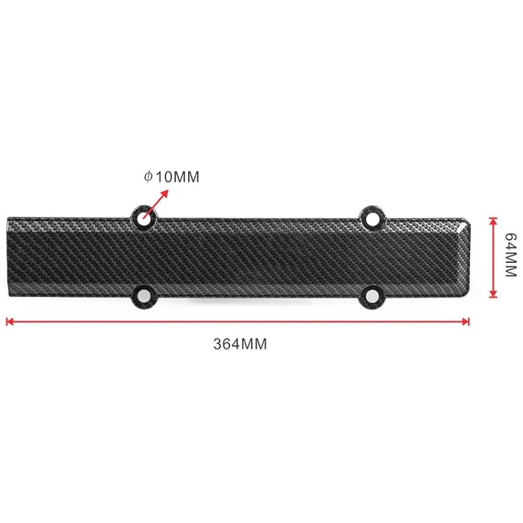 ABS Carbon Fiber Look Valve Cover Spark Plug Insert for Honda - Image 3