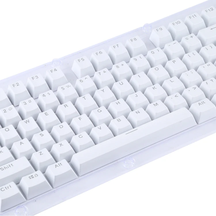 ABS Translucent Keycaps, OEM Highly Mechanical Keyboard, Universal Game Keyboard (White) - Image 5