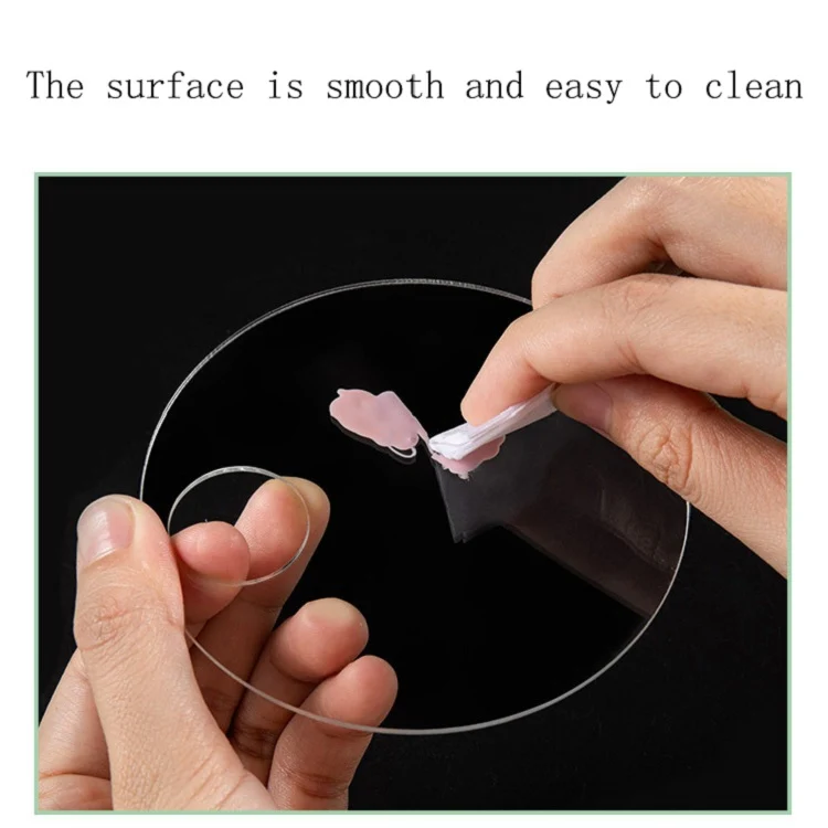 Acrylic Makeups Manicure Transparent Palette With Color Stick, Specification: Elliptical Plate+Stick - Image 5