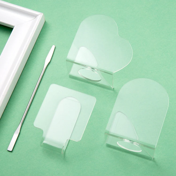 Acrylic Makeups Manicure Transparent Palette With Color Stick, Specification: Love Plate+Stick - Image 2