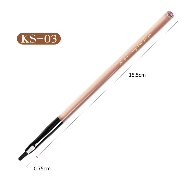 Acrylic Tea Color Pen Brush Beauty Nail Pen Color Painting Drawing Pen Light Therapy Pen(KS03) - Image 2