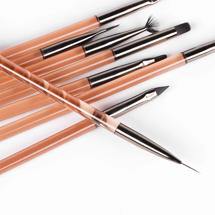 Acrylic Tea Color Pen Brush Beauty Nail Pen Color Painting Drawing Pen Light Therapy Pen(KS06) - Image 8