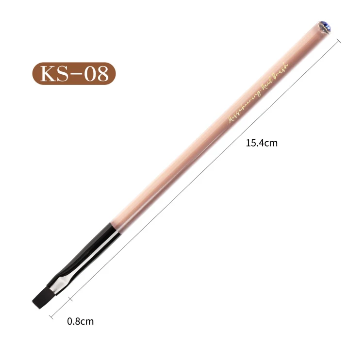 Acrylic Tea Color Pen Brush Beauty Nail Pen Color Painting Drawing Pen Light Therapy Pen(KS08) - Image 2