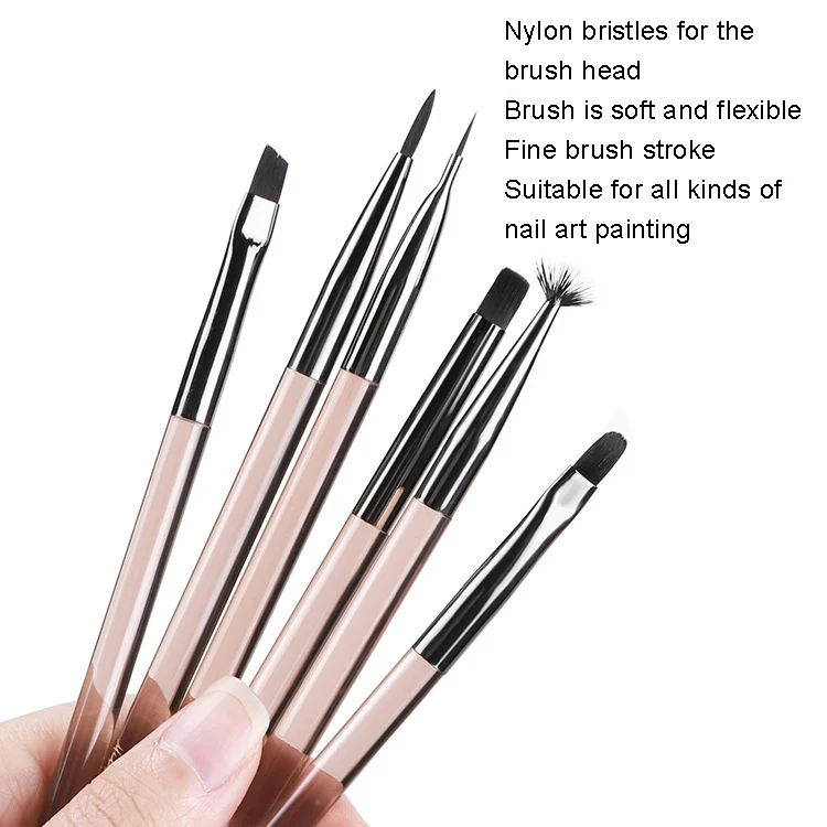 Acrylic Tea Color Pen Brush Beauty Nail Pen Color Painting Drawing Pen Light Therapy Pen(KS09) - Image 7