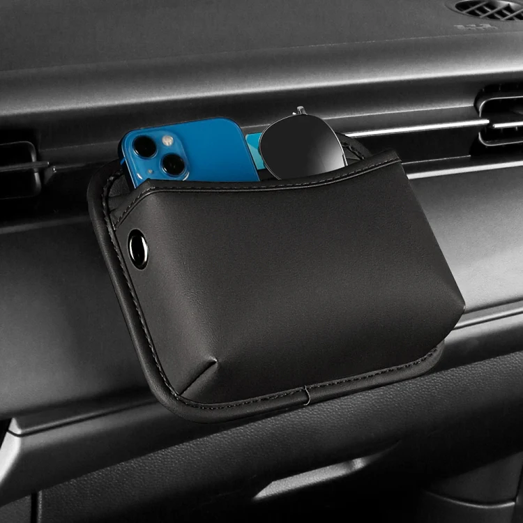 Adhesive Multifunctional Storage Bag for Car Center Console(Black) - Image 11