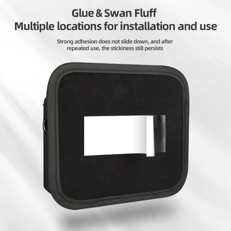 Adhesive Multifunctional Storage Bag for Car Center Console(Black) - Image 5