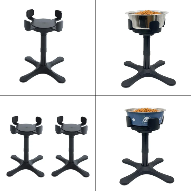 Adjustable Food Bowl Heightening Stand For Medium And Large Pet Dogs, Specification: Bracket 1pc - Image 2