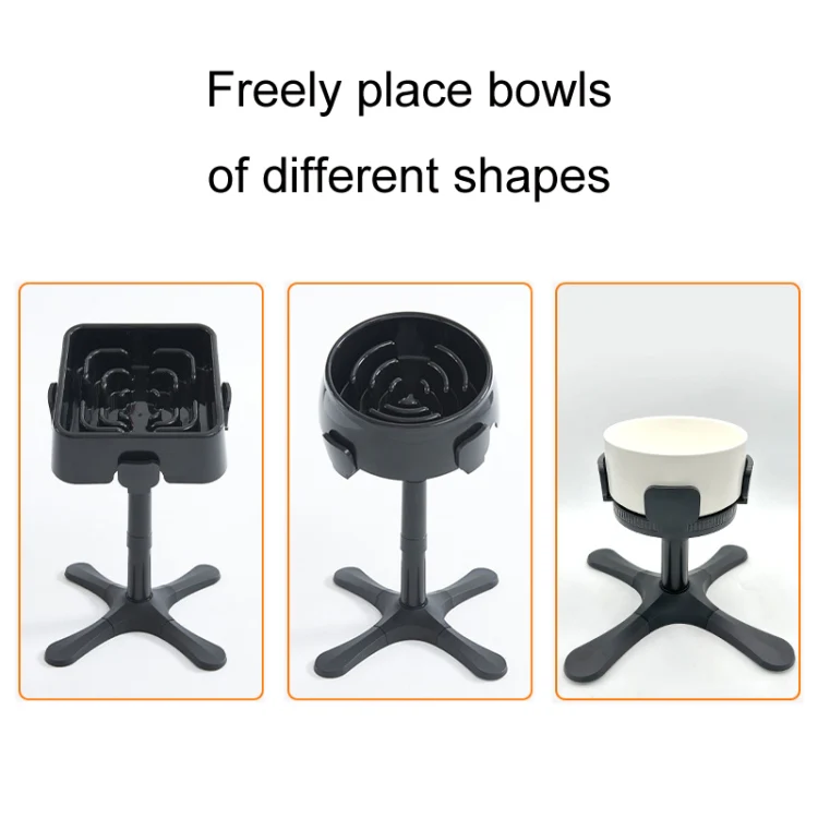 Adjustable Food Bowl Heightening Stand For Medium And Large Pet Dogs, Specification: Bracket 2pcs - Image 4