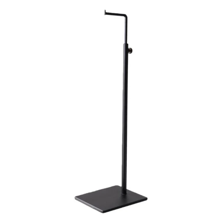 Adjustable Handbag Display Rack Stainless Steel Jewelry Storage Rack, Color: Black Seven-Character Pattern
