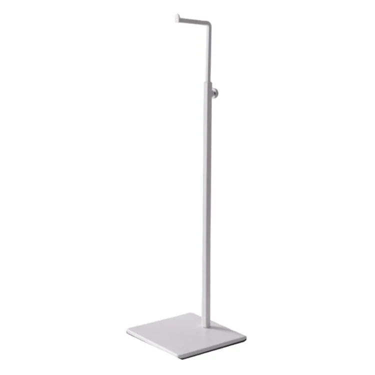 Adjustable Handbag Display Rack Stainless Steel Jewelry Storage Rack, Color: White Seven-Character Pattern