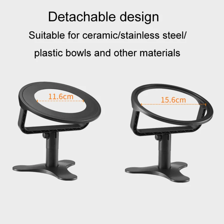 Adjustable Height Anti-Tip Pet High Stand Bowl(Pink) - Image 5