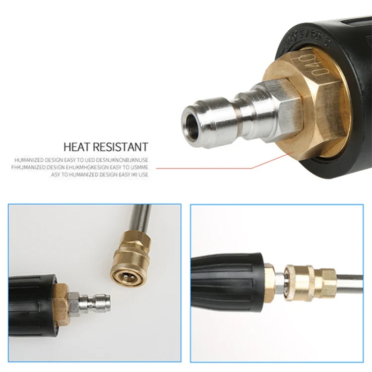 Adjustable High Pressure Washer Nozzle Tips Jet Nozzle Washer Accessories for Truck, 025(2.5GPM) / 3600PSI - Image 5