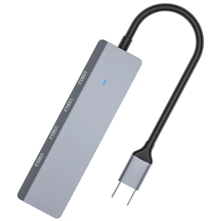 ADS-305C Aluminum Alloy Type-C to 4-Ports USB3.0 USB HUB Laptop Phone Adapter Splitter - Image 2