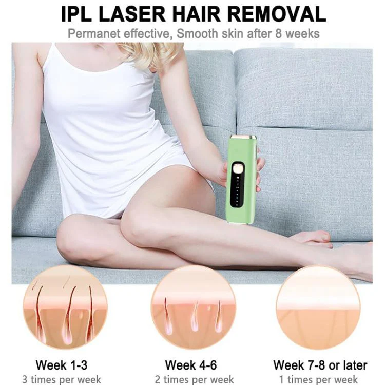 AI09 IPL Electric Hair Removal Device, Plug Type:EU Plug(White) - Image 14