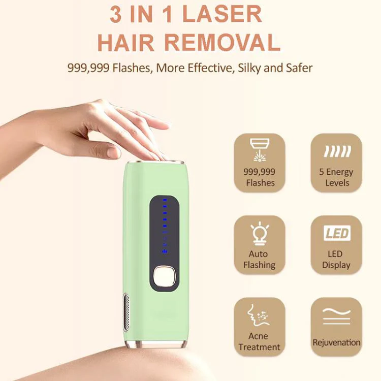 AI09 IPL Electric Hair Removal Device, Plug Type:EU Plug(White) - Image 2