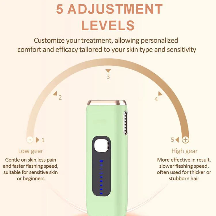 AI09 IPL Electric Hair Removal Device, Plug Type:UK Plug(White) - Image 9