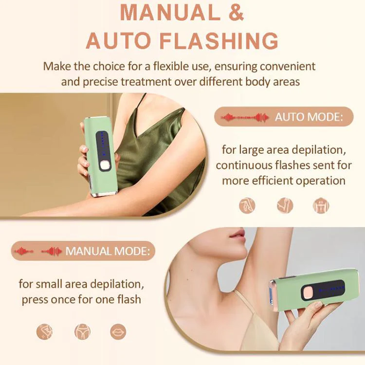 AI09 IPL Electric Hair Removal Device, Plug Type:US Plug(Green) - Image 11