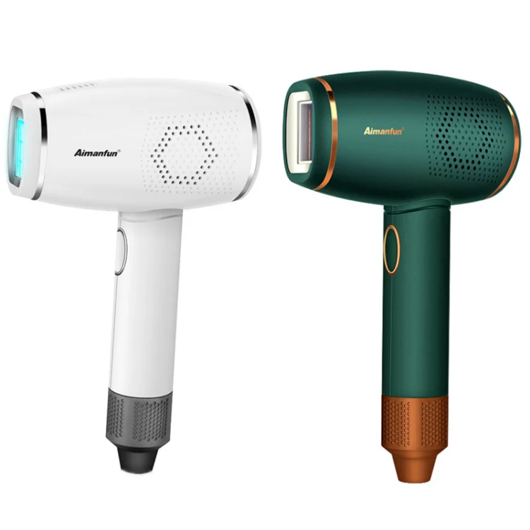 Aimanfun Home IPL Laser Photon Rejuvenation Hair Removal Instrument, Plug: US Plug(Dark Green) - Image 2