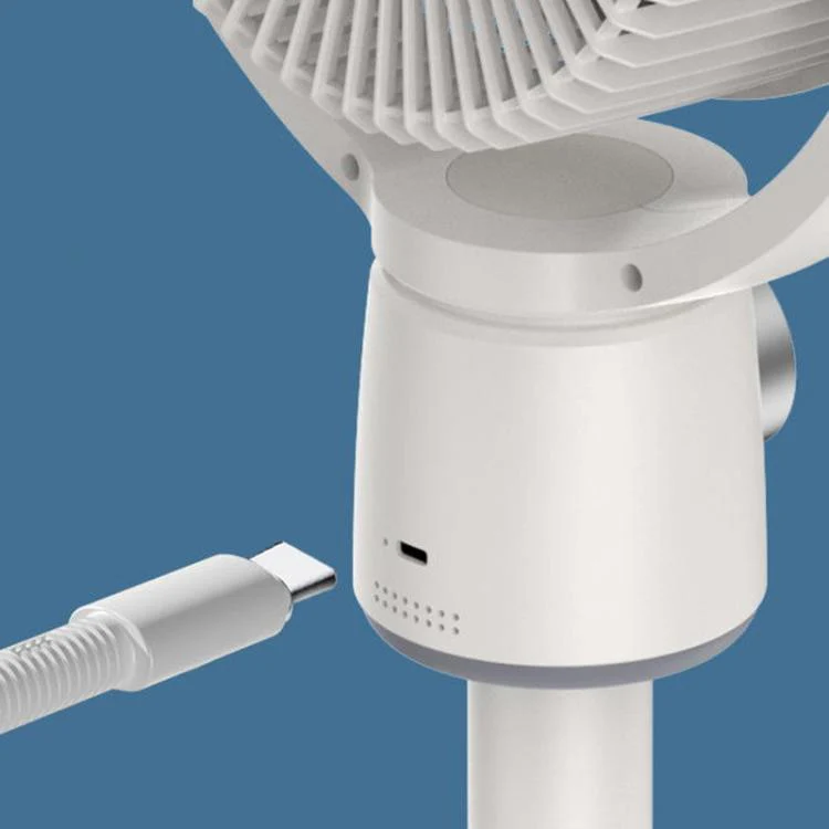 Air Circulation Fan Turbo Light Convection Standing Fan Remote Control Timer Floor Fan, Style: Rechargeable - Image 18