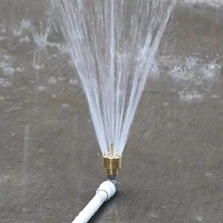 All Brass Flower Column Nozzle Inner Wire Garden Water Features Landscape Fountain Nozzle, Specification: 2 Points - Image 6