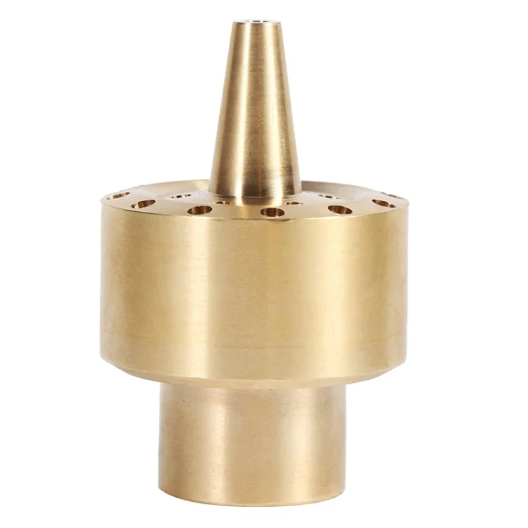 All Brass Flower Column Nozzle Inner Wire Garden Water Features Landscape Fountain Nozzle, Specification: DN40 1.5 inch - Image 3