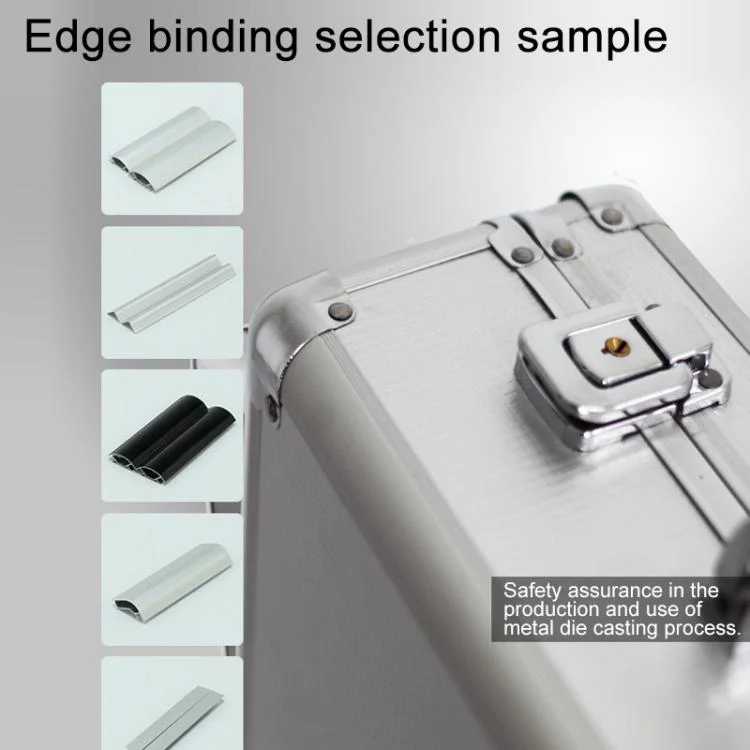 Aluminum Alloy Multifunctional Household Portable Tool Box(Silver) - Image 7
