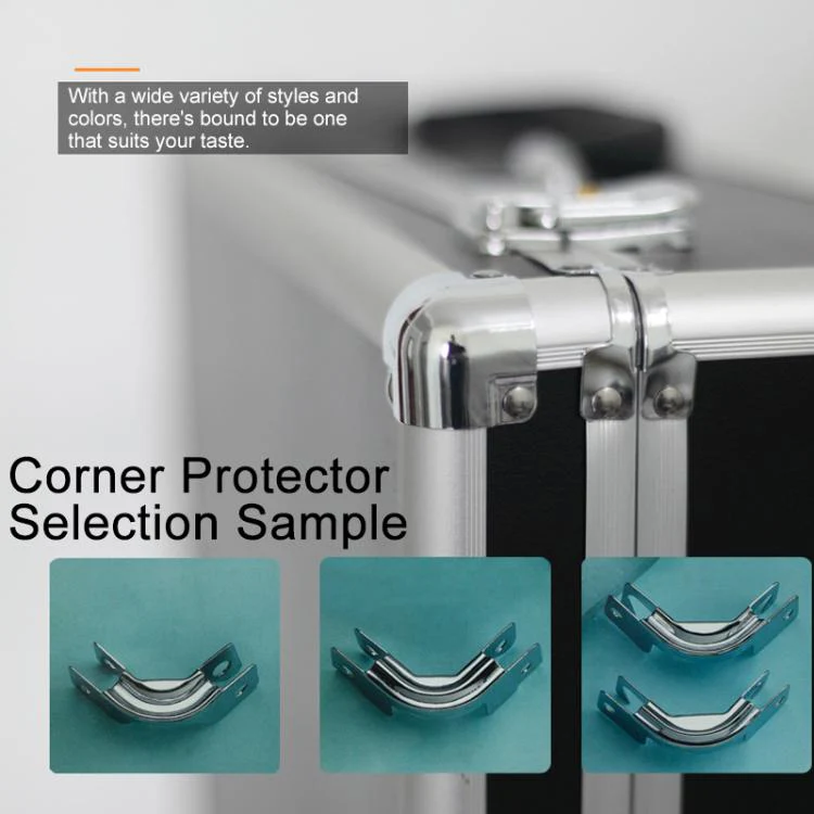 Aluminum Alloy Portable Key Lock Instrument Storage Box, Size:L(Silver) - Image 9