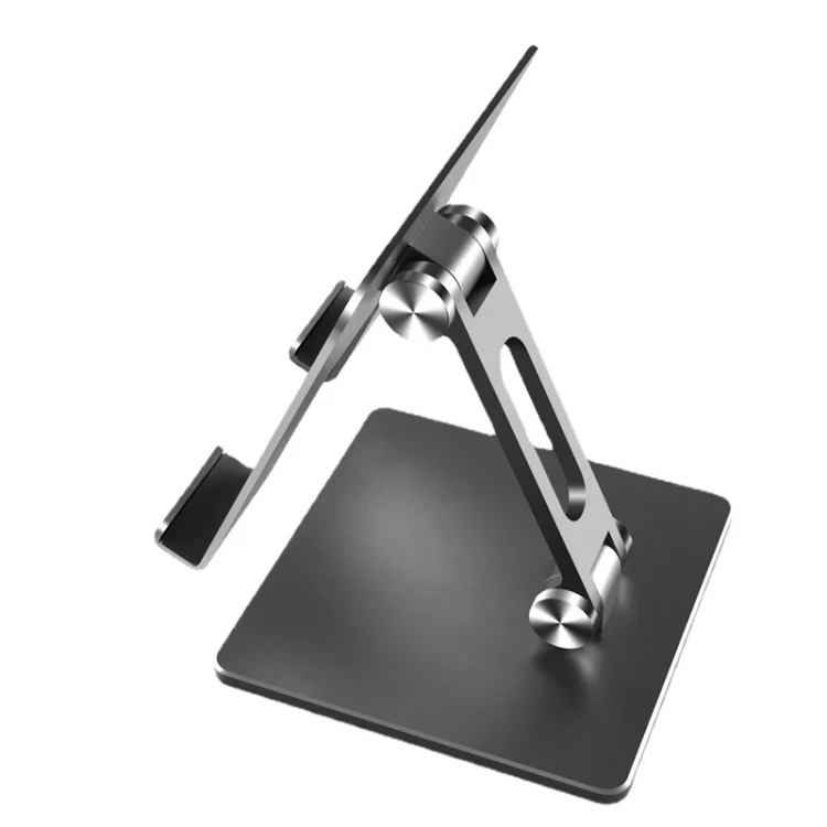 Aluminum Alloy Tablet Stand Desktop Folding Mobile Phone Stand(Silver) - Image 3