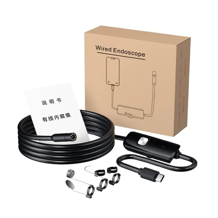 AN112T Type-C IP67 8LEDs 5.5mm Industry Digital Endoscope, Cable Length:5m Hard Cable - Image 8