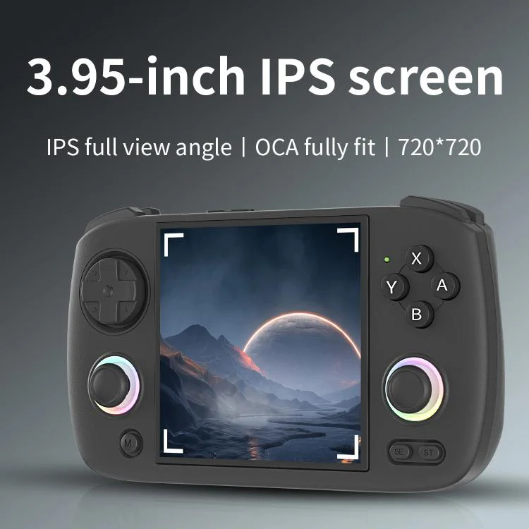 ANBERNIC RG CubeXX 3.95-Inch IPS Screen Handheld Game Console Supports WiFi Bluetooth, Linux 64-Bit 32G+128G(White) - Image 3