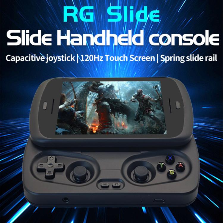 ANBERNIC RG Slide Video Game Console 4.7-Inch LTPS In-Cell Screen Android 13 OS For Retro/Cloud Gaming & Streaming 8+256G(Black) - Image 2