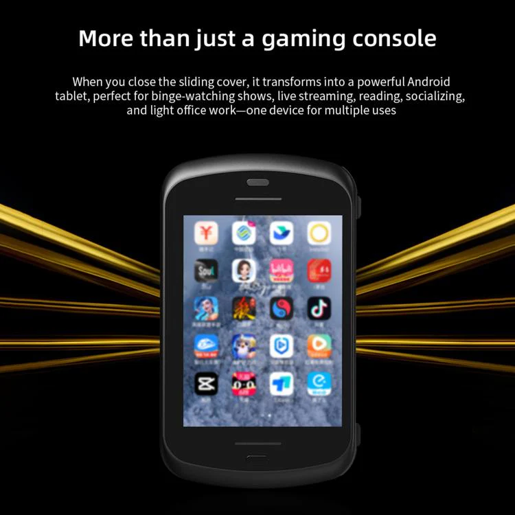 ANBERNIC RG Slide Video Game Console 4.7-Inch LTPS In-Cell Screen Android 13 OS For Retro/Cloud Gaming & Streaming 8+256G(Black) - Image 3