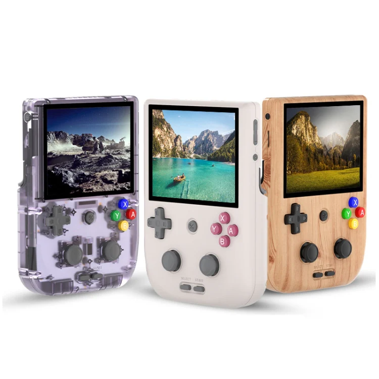 ANBERNIC RG405V 4+128G 7000+ Games Handheld Game Console 4-Inch IPS Screen Android 12 System T618 64-Bit Game Player(Retro Gray) - Image 2