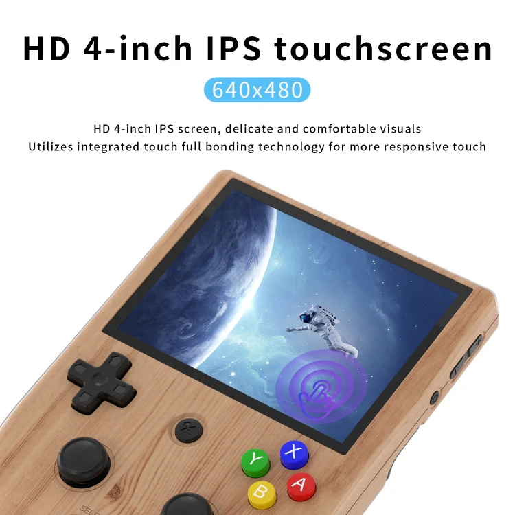 ANBERNIC RG405V 4+128G 7000+ Games Handheld Game Console 4-Inch IPS Screen Android 12 System T618 64-Bit Game Player(Retro Gray) - Image 4
