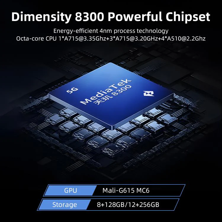 ANBERNIC RG477V 4.7-Inch 120Hz Vertical Handheld Console Dimensity 8300 Chipset, Android 14, RGB Lighting & Gyroscope Built In 8G+128GB+128G SD Card(Gray) - Image 3