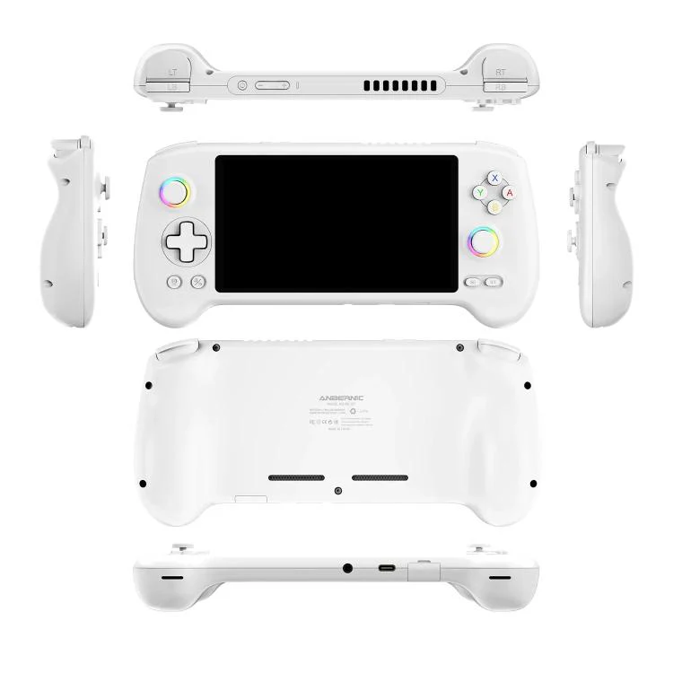 ANBERNIC RG557 Handheld Game Console 5.48-Inch AMOLED Screen Android 14 Video Game Player 12+256G(Transparent Purple) - Image 9