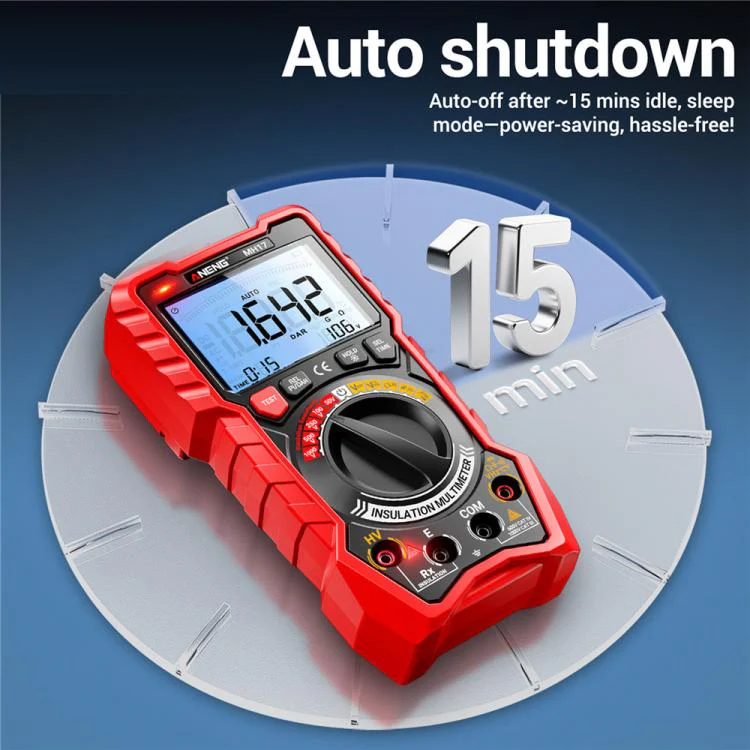 ANENG 1000V Insulation Resistance Tester Digital Megohmmeter(MH17) - Image 7