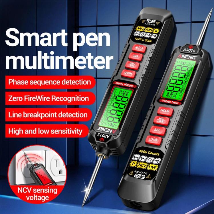 ANENG Digital Intelligent Car Repair Pen Multimeter, Model: A3015 Battery - Image 13