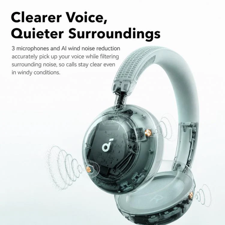 ANKER Soundcore D1402 Space 2 Wireless Over-Ear Noise Reduction Bluetooth Headphones(Green) - Image 10