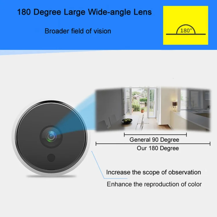 Anpwoo MN001 3518Ev200 1.0 MP Mini HD WiFi IP Camera with 6 PCS Infrared LEDs, Support Motion Detection & Night Vision & TF Card(Max 64GB) - Image 8