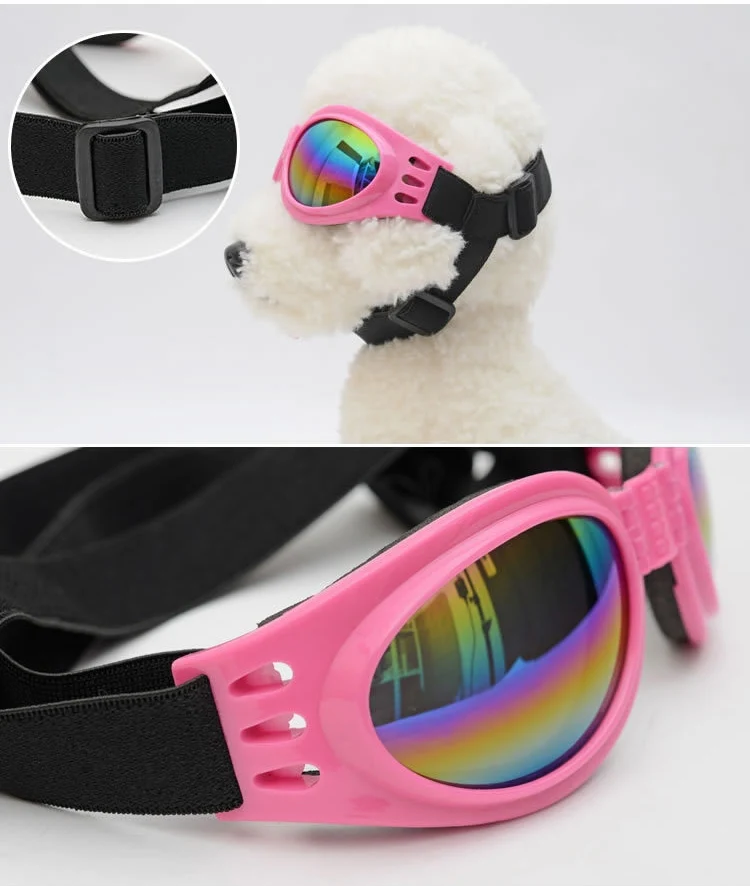 Anti-fog UV400 Dog Foldable Polarized Sunglasses for Dogs with 6Kg Weight or Heavier(Blue) - Image 3