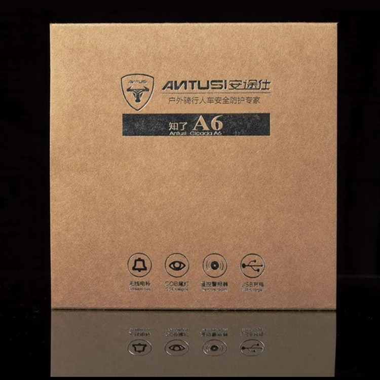 ANTUSI A6 USB Charging COB Light Source Smart Cycling Bike Warning Alarm Tail Light with Remote Control - Image 7