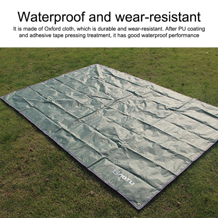 AOTU AT6220 Oxford Cloth Outdoor Camping Picnic Beach Mat, Size: 150 x 220cm (Grass Green) - Image 6
