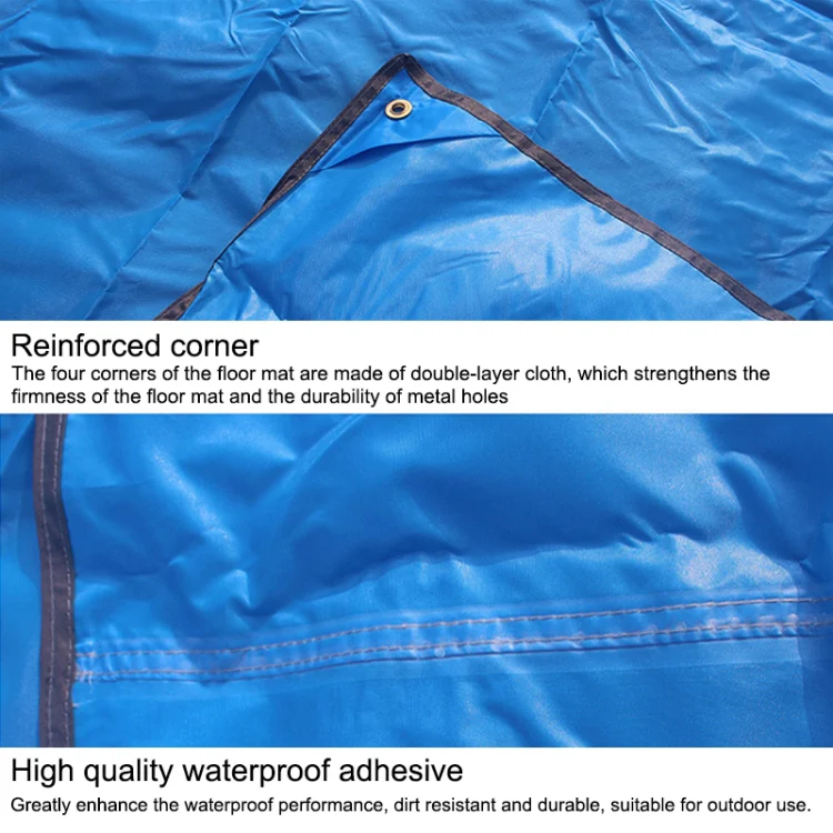 AOTU AT6220 Oxford Cloth Outdoor Camping Picnic Beach Mat, Size: 220 x 180cm (Blue) - Image 3